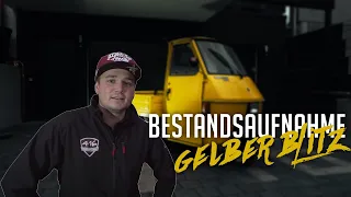 Bestandsaufnahme Gelber Blitz 🔥⚡️🛺 Ape Piaggio 50ccm 2Takt