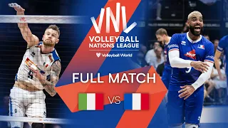 🇮🇹 ITA vs. 🇫🇷 FRA - Full Match | Men’s VNL 2022