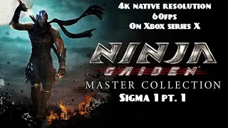NINJA GAIDEN sigma 1 from the master collection on Xbox series X in 4k resolution, 60fps, & HDR!!!