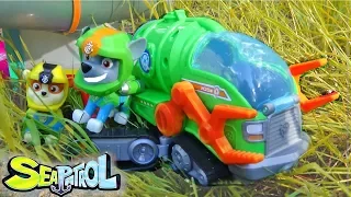 Щенячий Патруль - Посылка Рокки Все серии. Paw Patrol Vehicle Rocky Sea Patrol.