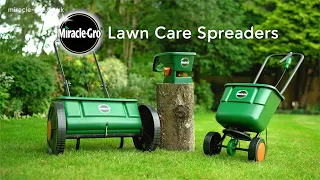 How to use Miracle-Gro® Lawn Care Spreaders for applying lawn food, lawn treatments and grass seed