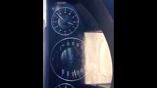 Mercedes e500 w211 acceleration 260km/h