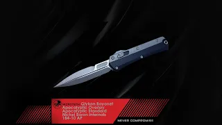 MICROTECH Glykon Bayonet Apocalyptic Overlay Apocalyptic Standard Nickel Boron Internals 184-10 AP