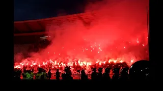 Bakljade Grobara sa južne tribine (Crvena zvezda - Partizan)