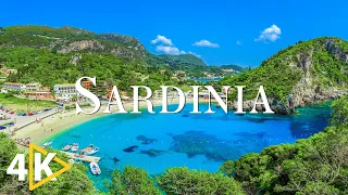 FLYING OVER SARDINIA (4K UHD) - Relaxing Music Along With Beautiful Nature Videos- 4K Video Ultra HD