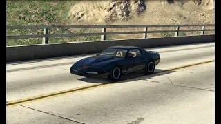 GTA V Knight Rider Kitt save Michael and Drive away