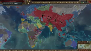 EU4 - Oirat into Mongol Empire - failed World Conquest