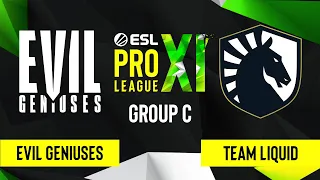 CS:GO - Evil Geniuses vs. Team Liquid [Dust2] Map 1 - ESL Pro League Season 11 - Group C