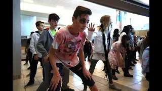 Thriller Mob Flash Dance at Regina Airport