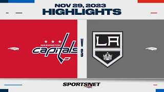 NHL Highlights | Capitals vs. Kings - November 29, 2023