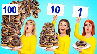 100 Слоев Еды Челлендж | Сумасшедший Челлендж от Multi DO Challenge