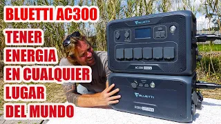 ¡DESCUBRE CÓMO OBTENER ELECTRICIDAD EN CUALQUIER PARTE DEL MUNDO! 😱😱😱  Bluetti AC300 + B300