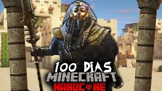 🟥SOBREVIVÍ 100 DIAS en la EPOCA EGIPCIA en MINECRAFT HARDCORE y ESTO es lo que PASÓ⚠️