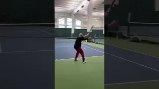 Andre Agassi still got it at 52 🔥 (vs @tennis_with_mo)