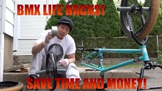 TOP 10 BEST BMX / LIFE HACKS from a very cheap man