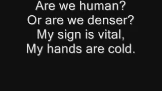 The Killers - Human (lyrics)