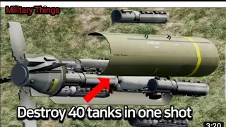 The power of CBU-105 Cluster Bomb in Action to Destroy 40 Tanks With one Shot|| Miltary Things