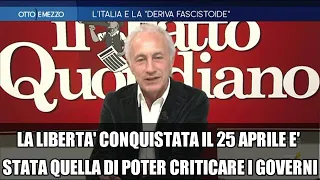 Caso Scurati, Travaglio: Deriva fascistoide? Dura da almeno 25 anni. La Gruber contro Specchia.