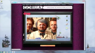 Murdoc's tour of Gorillaz.com & IE9