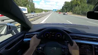 Arteon R Shooting Brake acceleration from 0 to 200 km/h