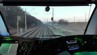 Kyiv-Vinnytsia Intercity Train Ride (HD front view)