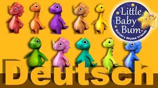 10 Dinosaurier | Kinderlieder | LittleBabyBum