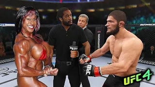Khabib Nurmagomedov vs. Yvette Bova (EA sports UFC 4)
