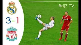 Real Madrid vs Liverpool UCL Final 2018 All Goals & Highlights - English Commentary