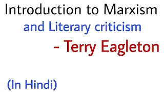 Terry Eagleton's: Introduction to Marxism and Literary Criticism (University of California Press)