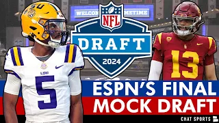 ESPN’s FINAL 2024 NFL Mock Draft: 1st Round Projections WITH Trades From Field Yates