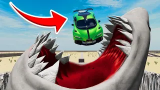 Testing Cars VS CURSED Potholes In Beamng Drive!