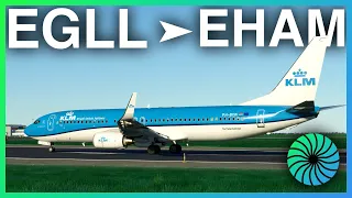 MSFS LIVE | KLM OPS! | EGLL-EHAM | PMDG 737-800 | VATSIM | GSX PRO | TCA | #msfs2020