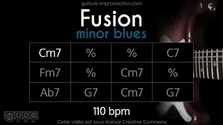 Cm Blues (fusion 6/8 groove) : Backing Track