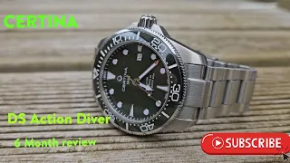 Certina Ds Action Diver 43mm 6 month review