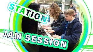 Public Piano - Jam Session - Olivier  - Piano - St Pancras London