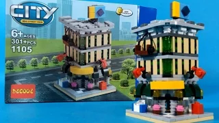 LEGO DECOOL Mini modular 10211 Grand Emporium Build Review 데콜 미니모듈러 백화점 조립 리뷰영상