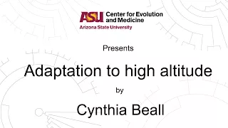 Adaptation to high altitude | Cynthia Beall