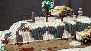 TIMELAPSE: LEGO WW2 Battle of the Bulge MOC | Speed Build