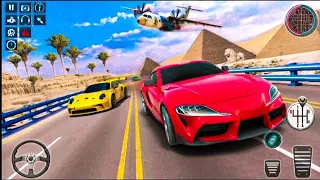 Aeroplane Lending Car Racing Video|| Impossible Car Racing Video|| Torbo Truck simulator game