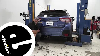 etrailer.com Trailer Hitch Installation - 2019 Subaru Crosstrek