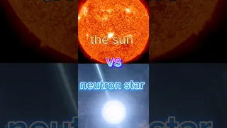 The sun vs neutron star     [after dark]