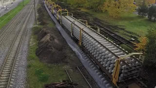 Tallinn-Väike railwat construction works (time-laps) | GoTrack