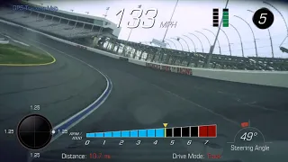 Charlotte Roval 132mph Minimum Speed Through NASCAR 3 & 4 + Passing White Camaro - TNIA - SS 1LE PDR