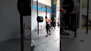 CrossFit Mom Squats 300lb While Her Newborn Baby Watches