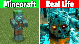 Realistic Minecraft | Real Life vs Minecraft | Realistic Slime, Water, Lava #525