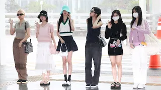 230629 아이브 (IVE) 폭우 속 출국 Departure | 인천공항