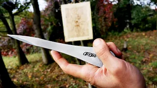 NO SPIN Knife Throwing Tutorial (In Super Slow Motion) 2-12 Meters