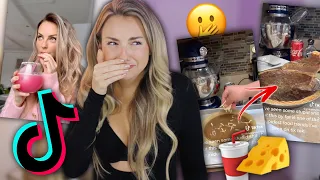 nur TIKTOK FOOD TRENDS essen - die BESTEN & SCHLECHTESTEN | XLAETA