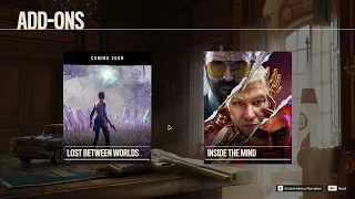 Far Cry 6's Lost Between Worlds Main Menu