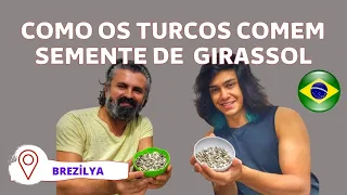 SEMENTE DE GIRASSOL, COMO OS TURCOS COMEM?